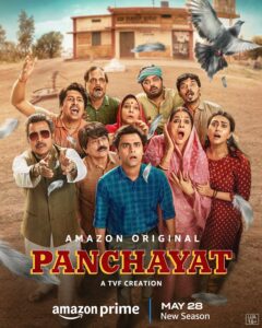 announcement poster of panchayat series new season