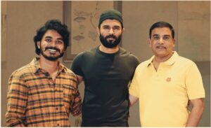 vijay devarakonda and dilraju clicked with ravi kiran kola